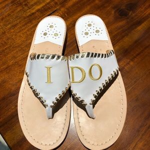 “I DO” Jack Rogers - Size 8